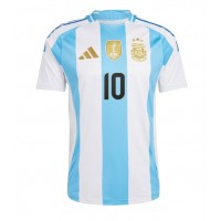 Maglia Calcio Argentina Lionel Messi #10 Prima Divisa Copa America 2024 Manica Corta